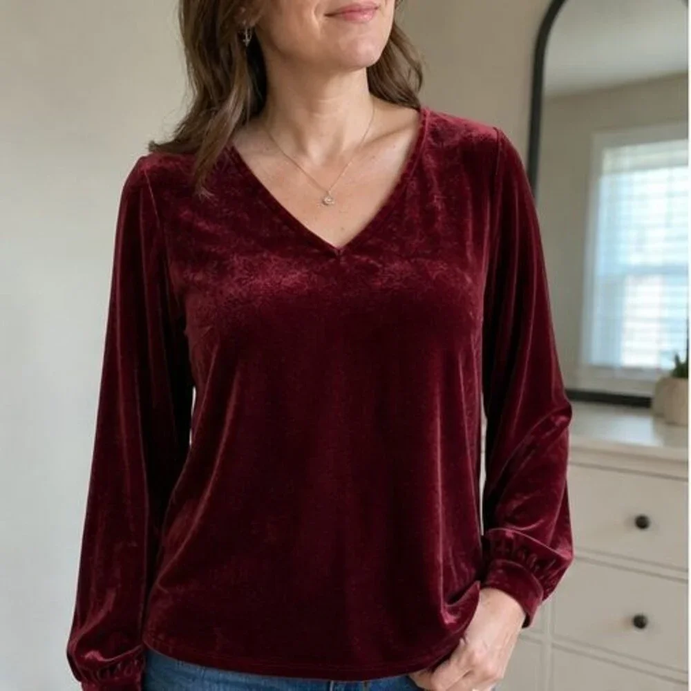 Ivory Tie Neck Blouse